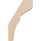 Ekena Millwork 3-inch W x 6-inch D x 10-inch H Monterey Rough Cedar Woodgrain TimberThane Knee Brace, Primed BRCUR03X06X10MONRCPR - alternate 6